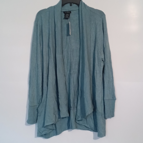 MAX & MIA Drape Front Cardigan - Picture 5 of 7